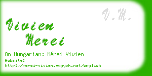 vivien merei business card